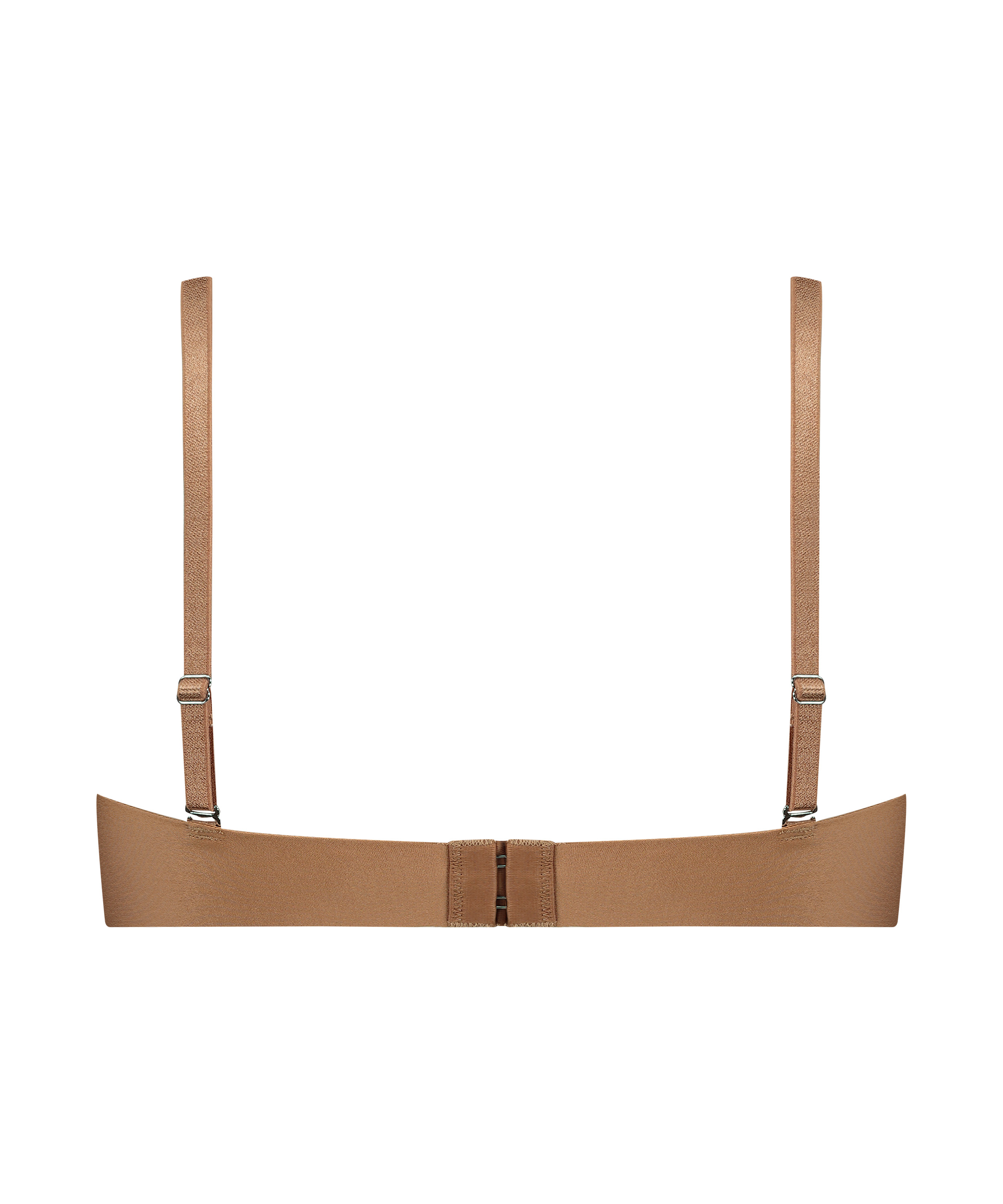 Soutien-gorge à armatures préformé sans bretelles Jane, Marron, main