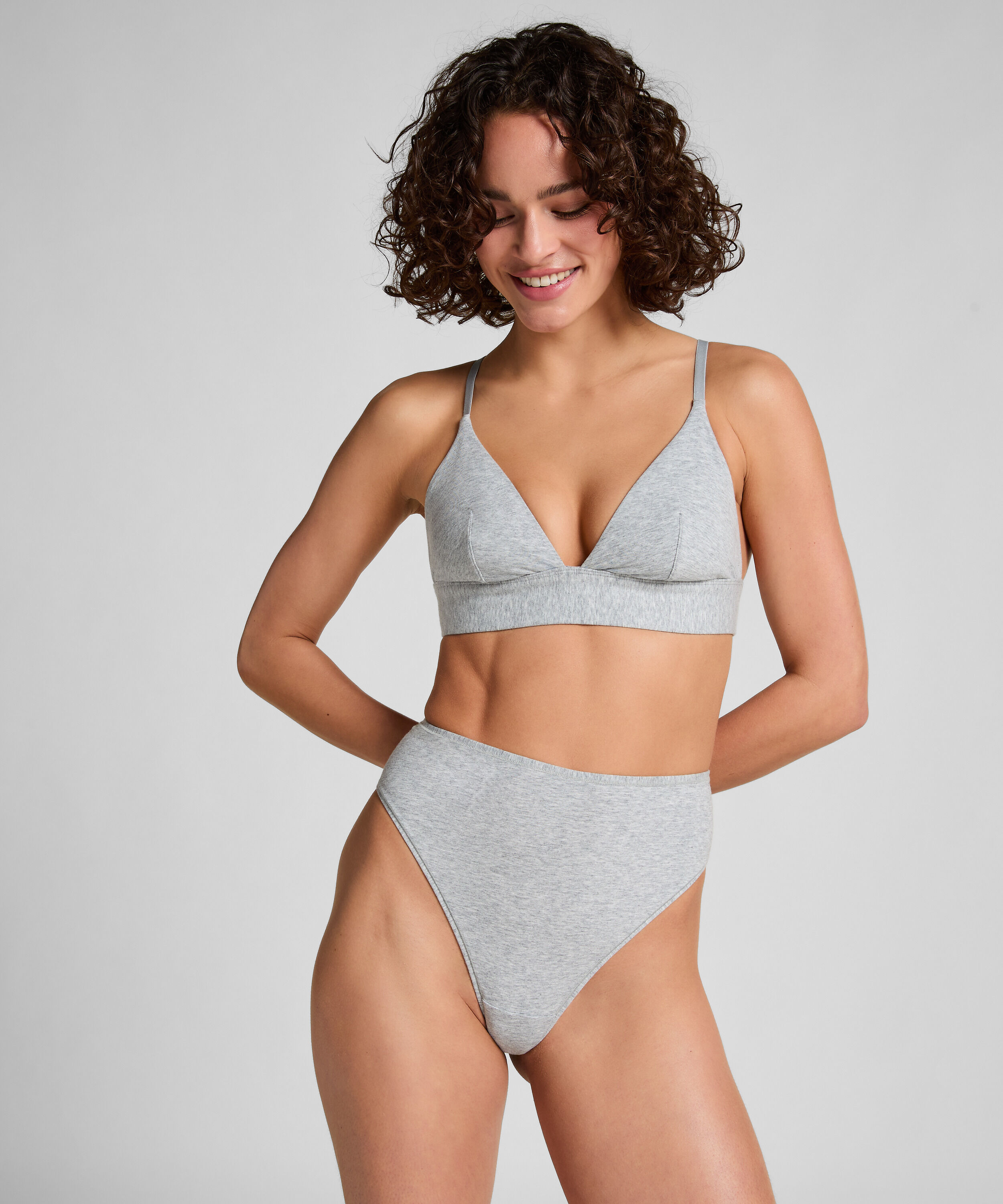 String en coton, Gris