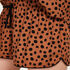 Short de pyjama, marron