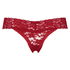 String en V taille extra basse, Rouge