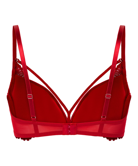 Soutien-gorge à armatures maximiseur préformé Whitney, Rouge