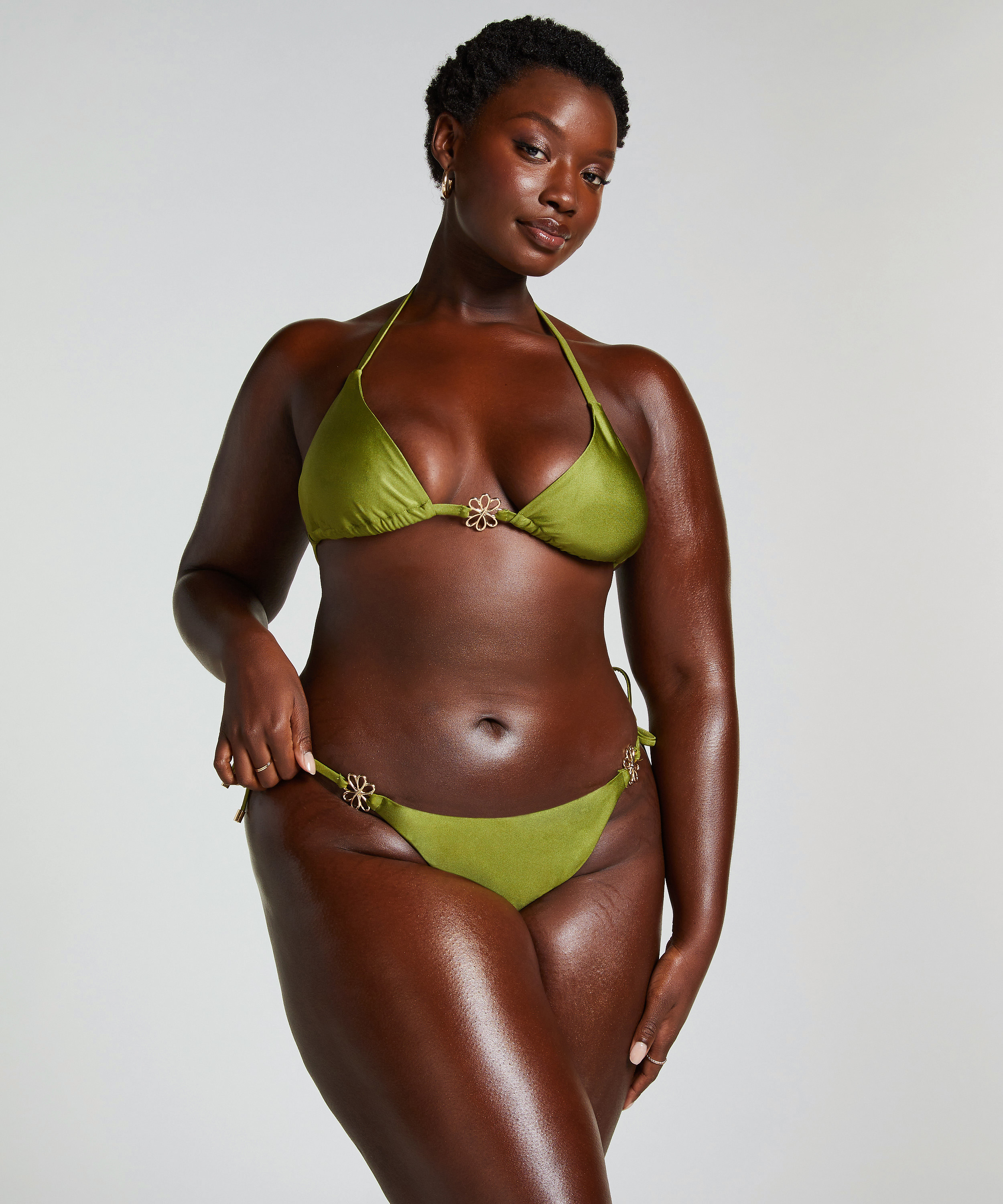 Slip de Bikini &Eacute;chancr&eacute;s Yucatan, Vert, main