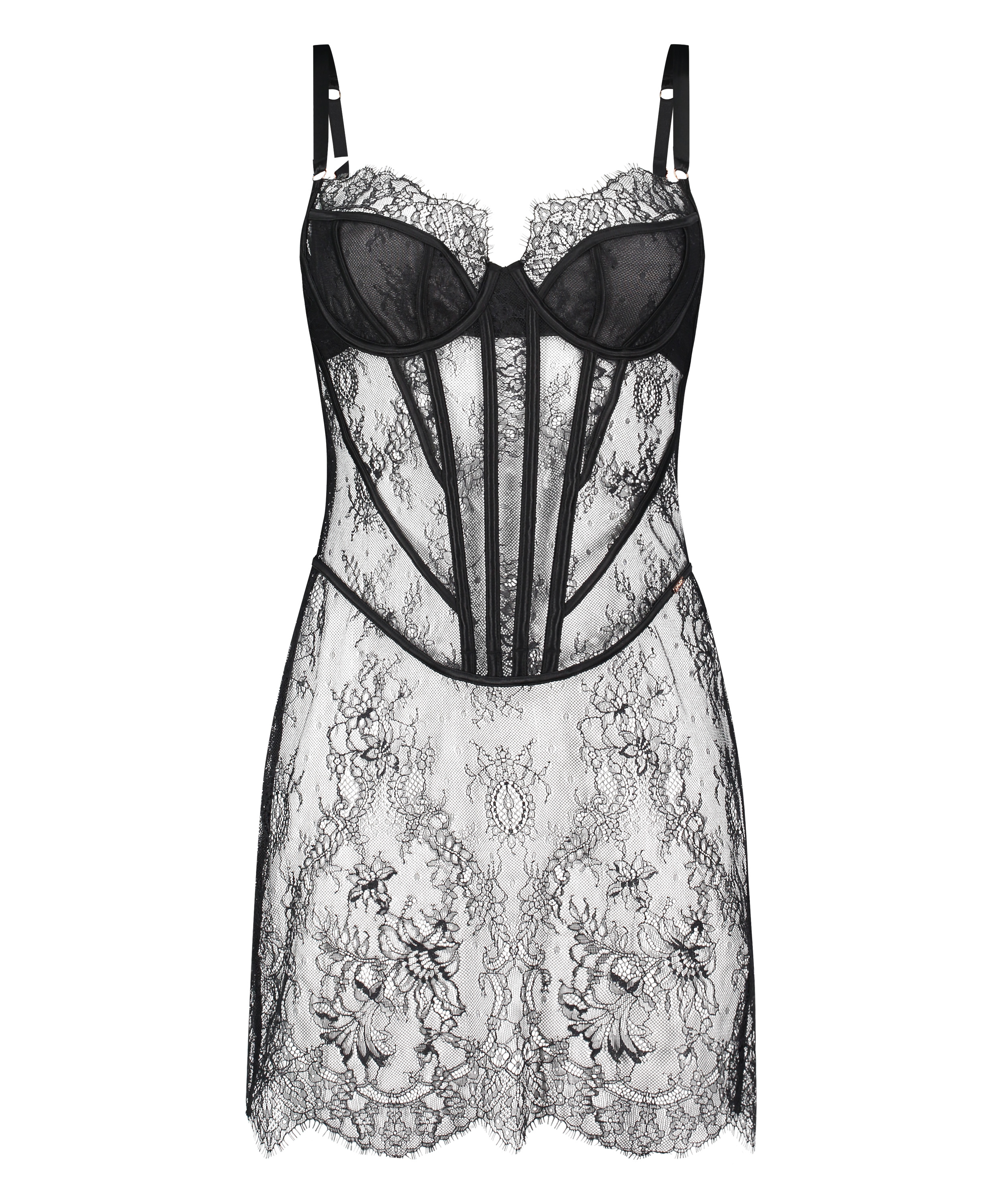 Nuisette Lace Camille, Noir, main