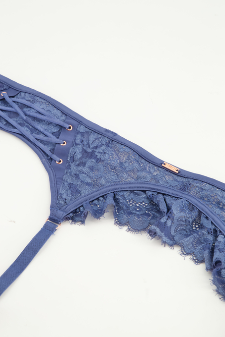 Porte-jarretelles Daan, Bleu