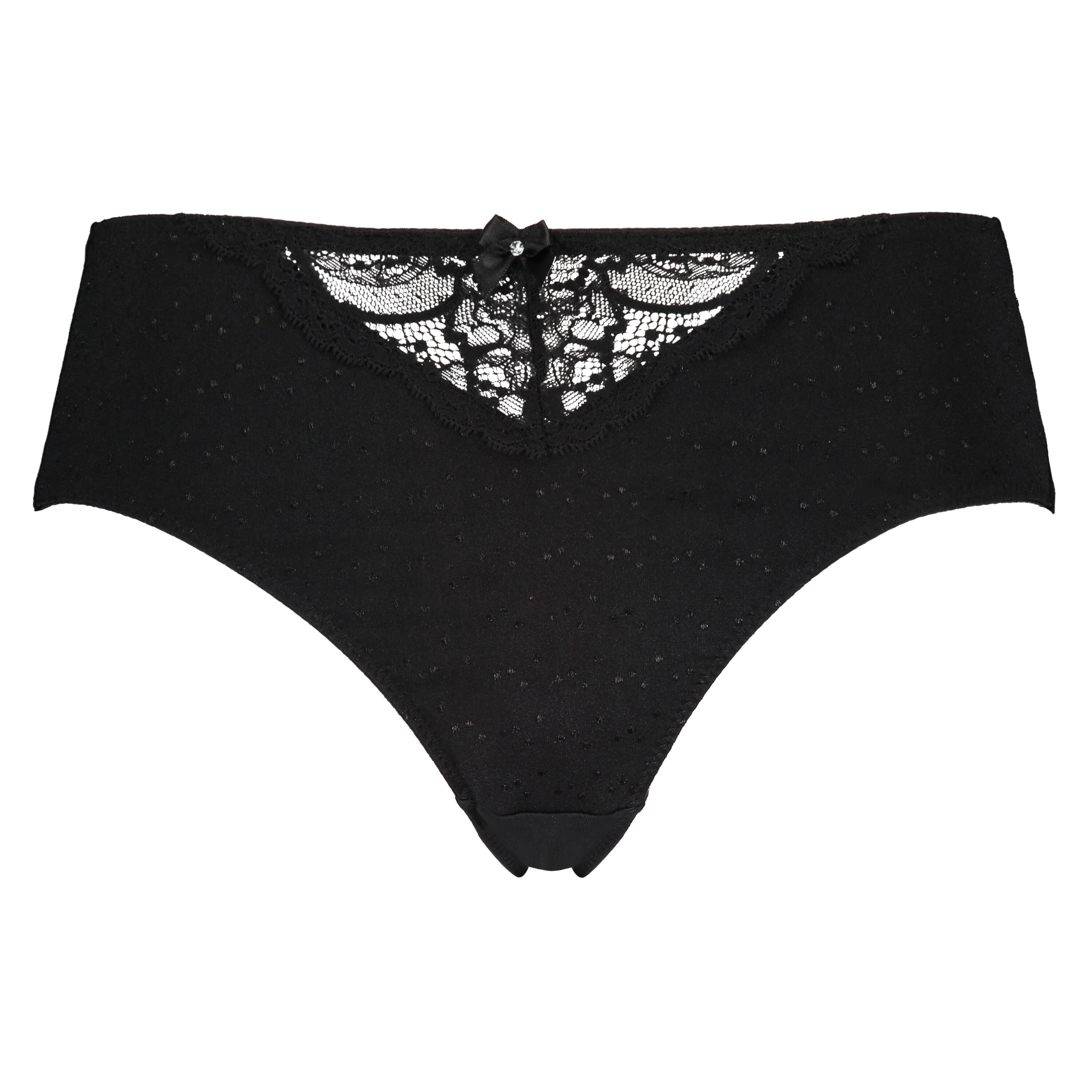 Slip taille haute Sophie, Noir