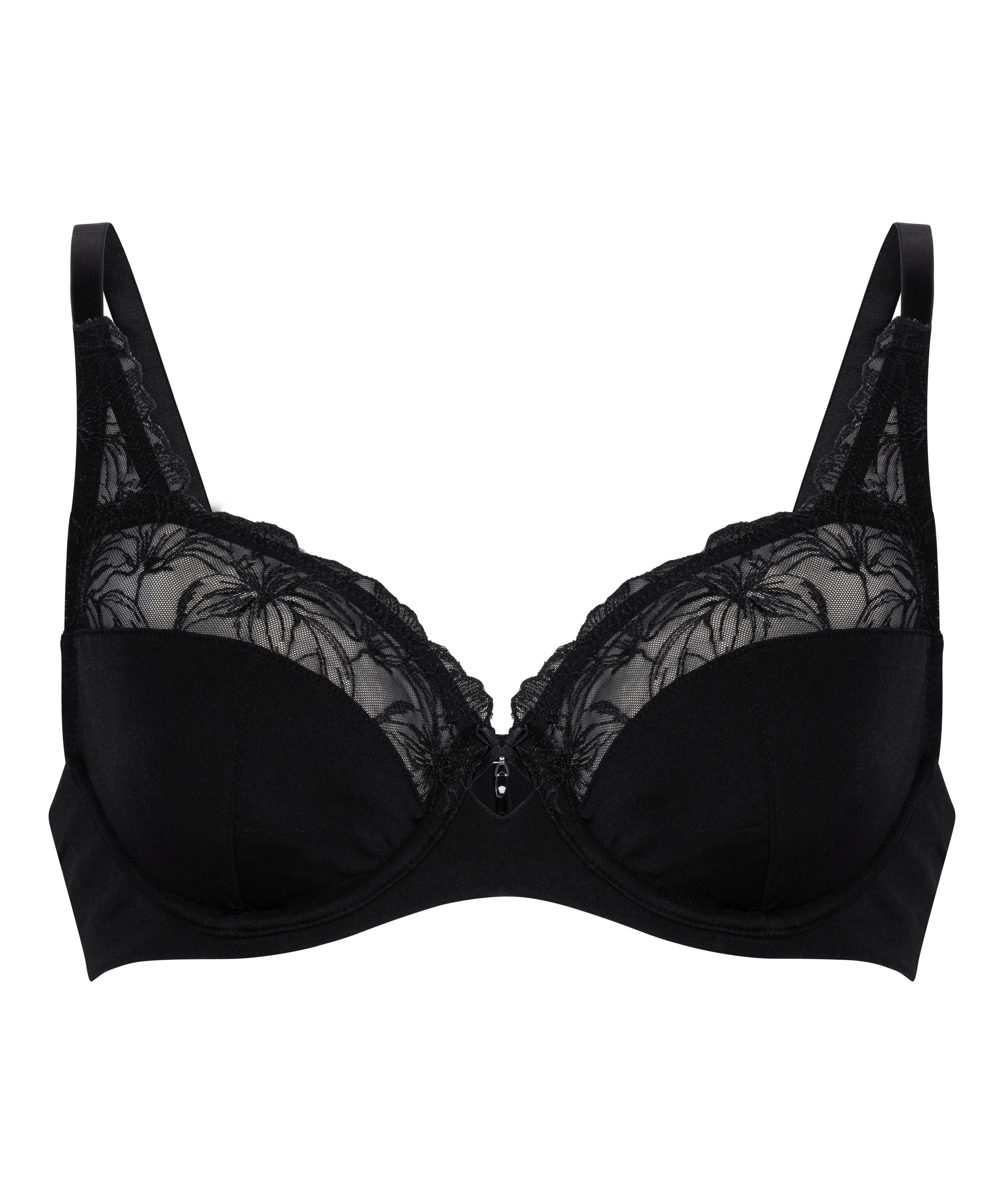 Soutien-gorge à armatures non-rembourré Lily, Noir, main