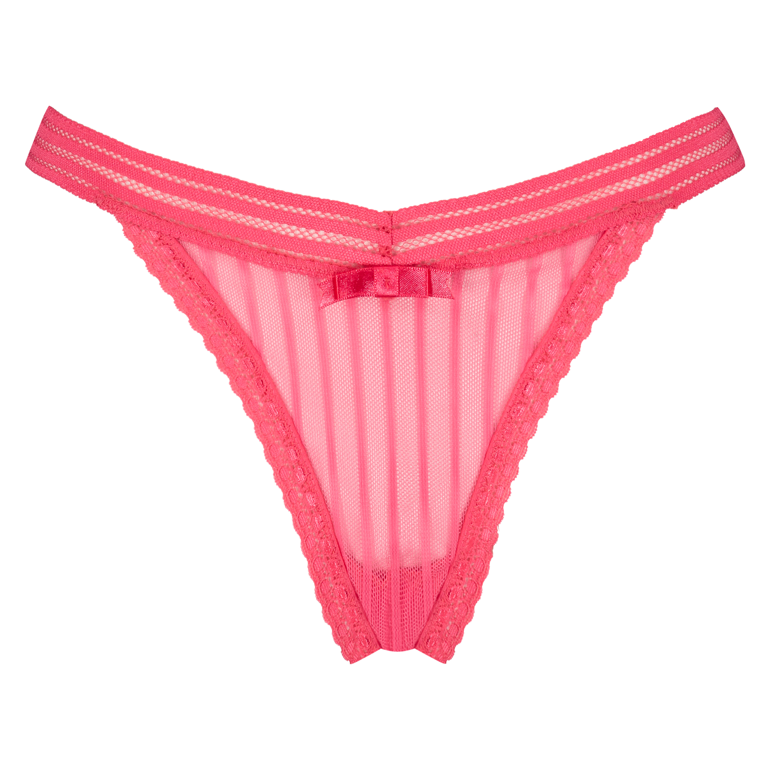 String taille basse Kira, Rouge, main