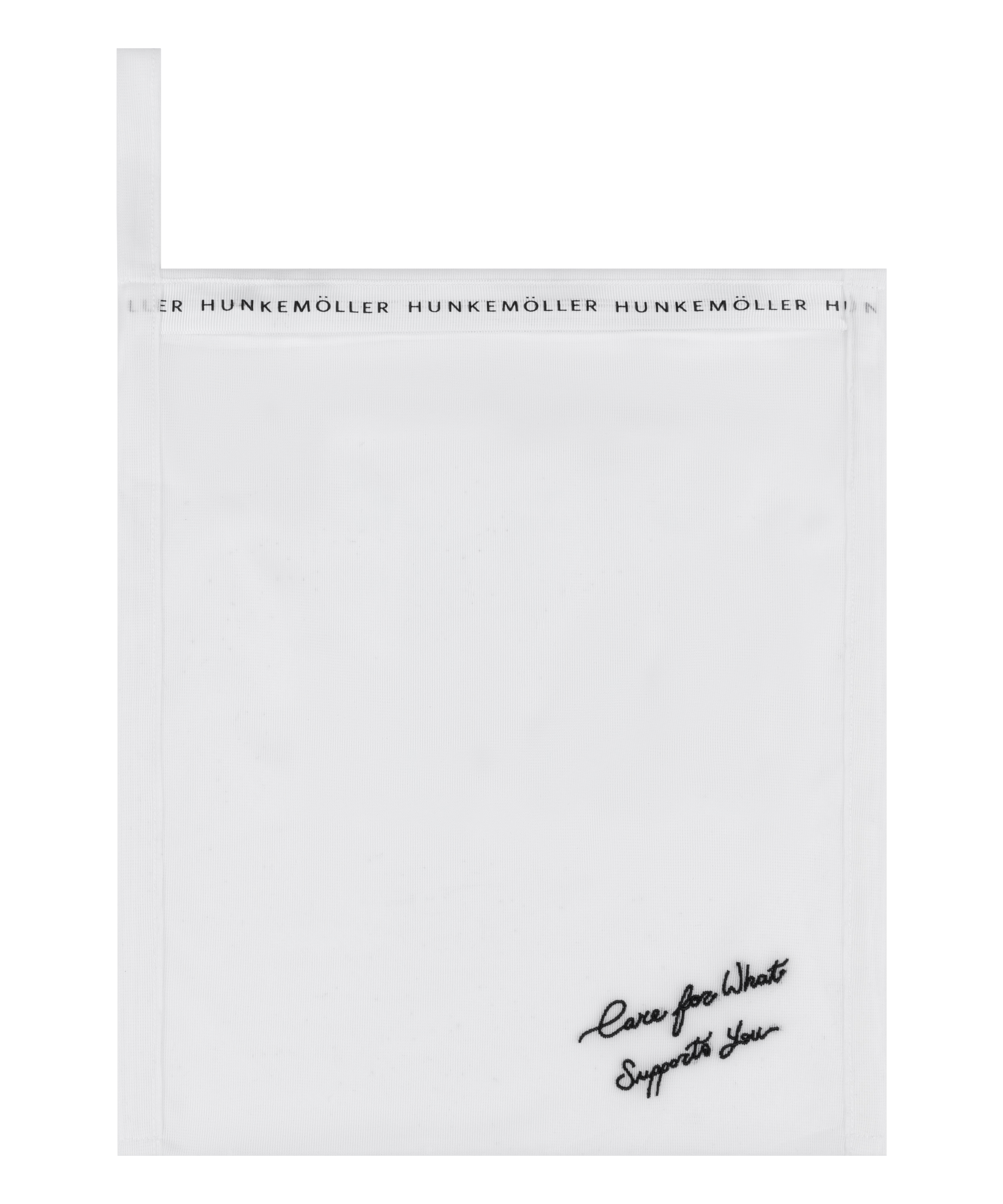 Sac de lavage petit, Blanc, main