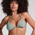 Haut de bikini triangle Giselle, Vert