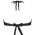 Haut de bikini bandeau Crinkle, Noir