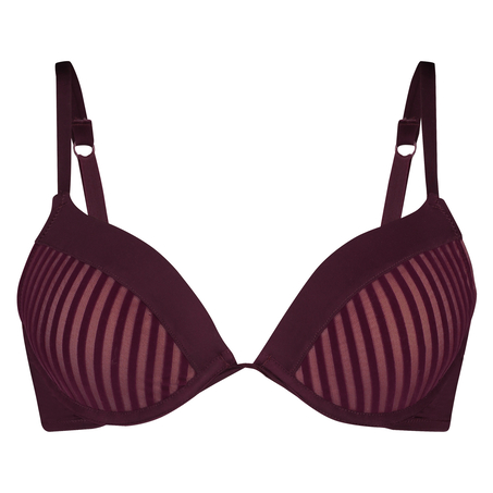 Soutien-gorge à armatures préformé push-up Pia, Rouge