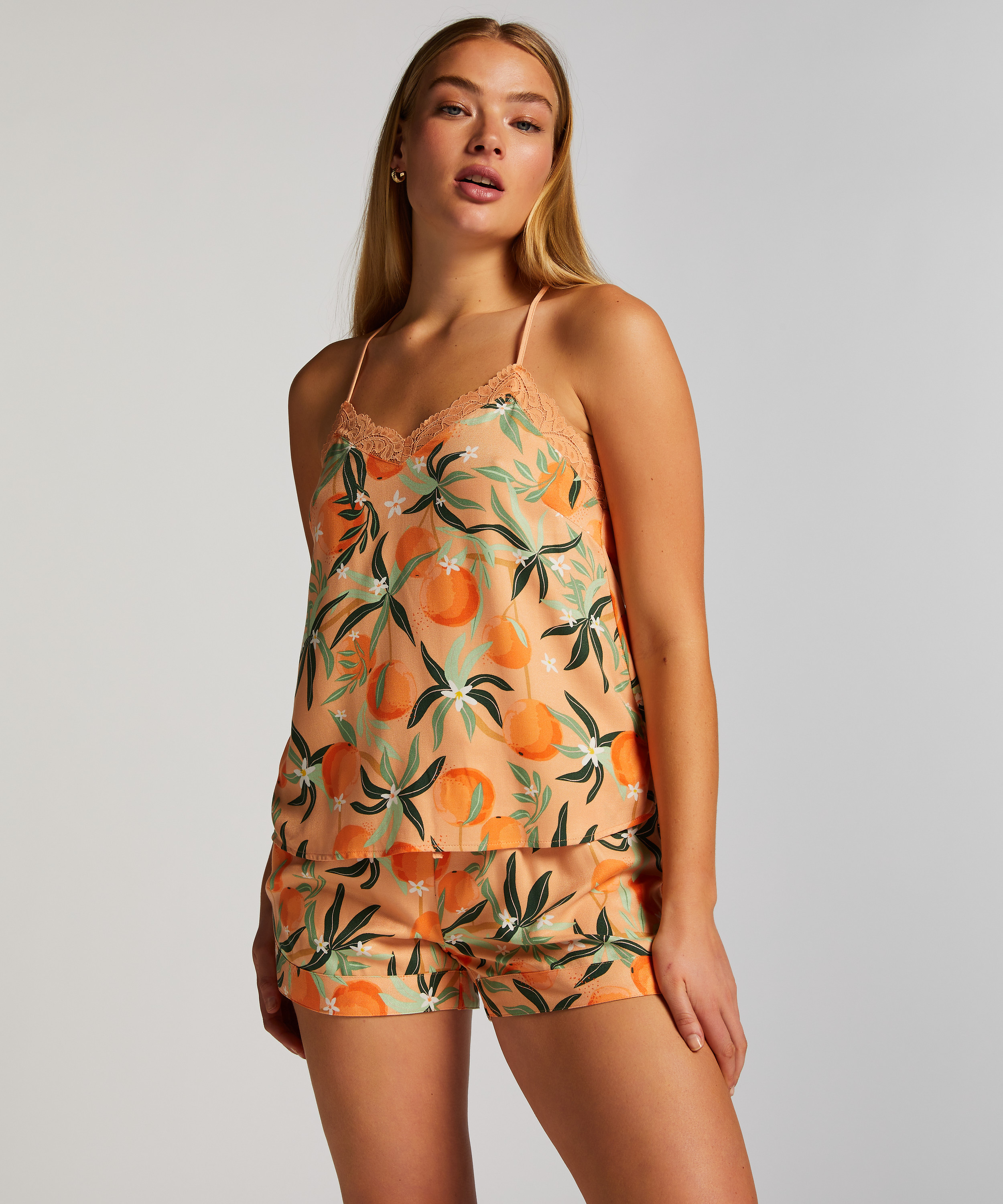 Short de pyjama, Rose, main