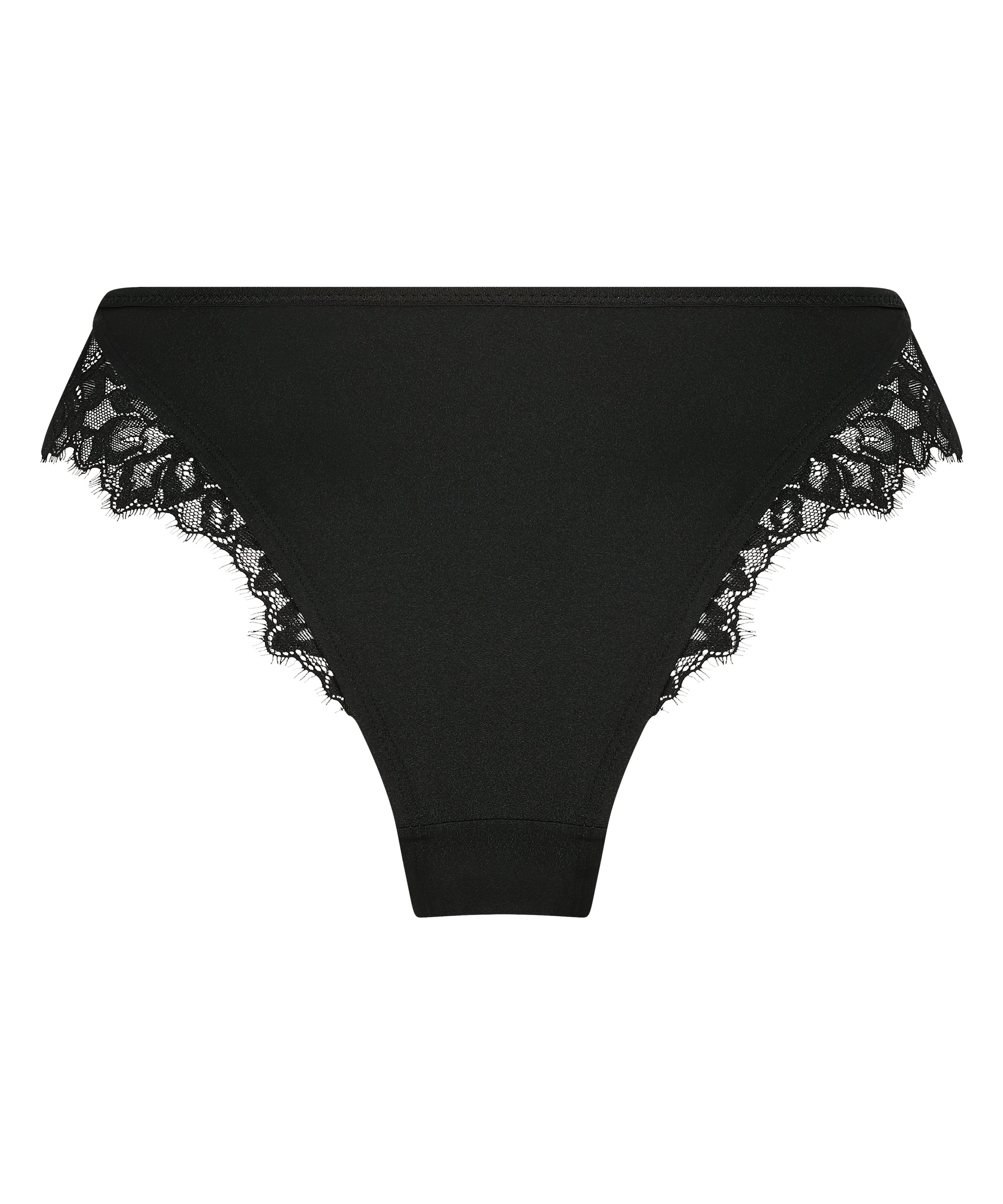 Slip brésilien Char, Noir, main