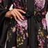 Kimono Satin, Noir