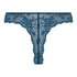 Invisible string Lace Back, Bleu