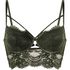 Soutien-gorge à armatures rembourré longline Amara, Vert