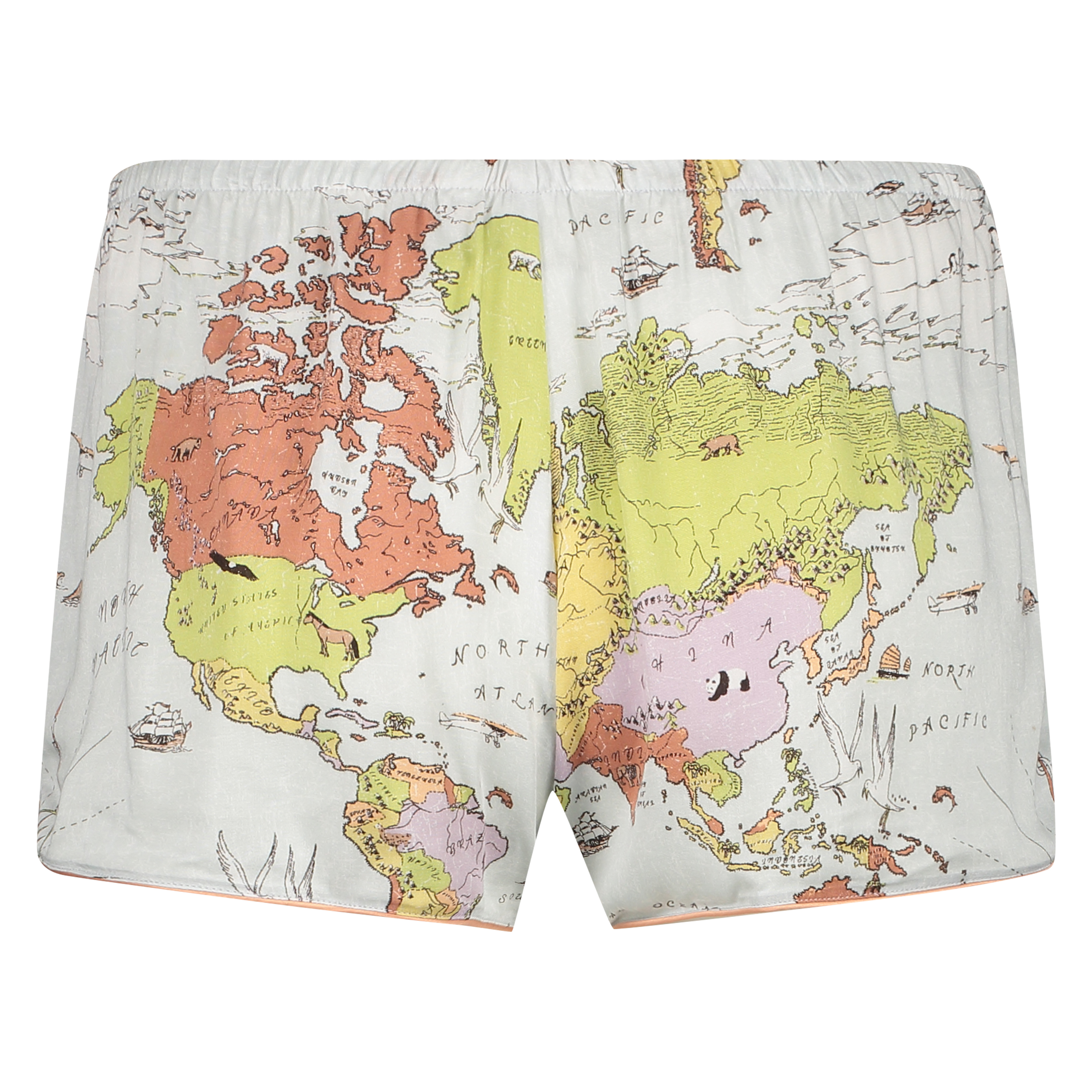 Short de pyjama, Bleu, main