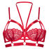 Soutien-gorge &agrave; armatures non-pr&eacute;form&eacute; Jacky, Rouge