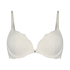Soutien-gorge &agrave; armatures pr&eacute;form&eacute; push-up Marine, Blanc