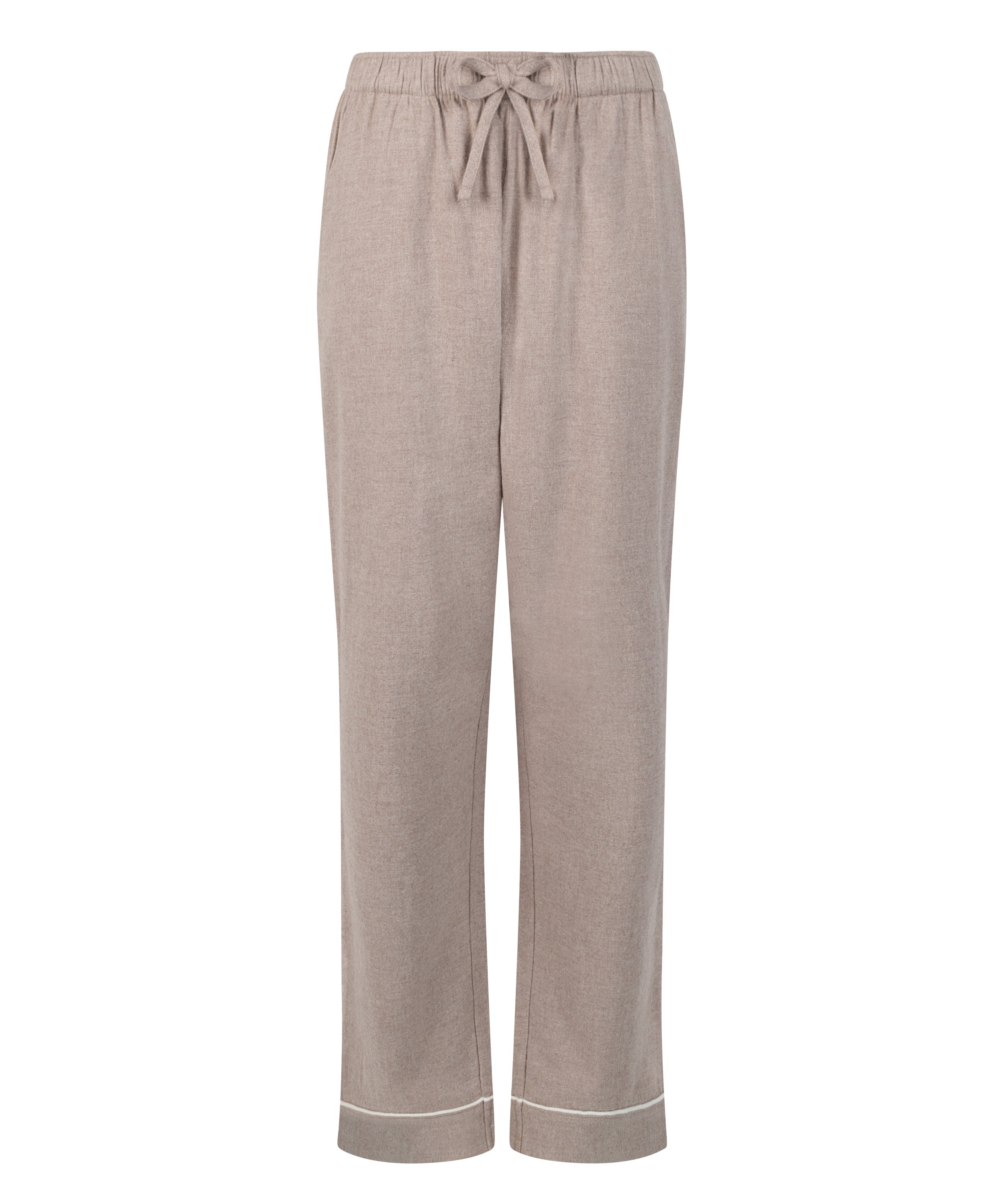 Pantalon de Pyjama Flanel, Beige, main