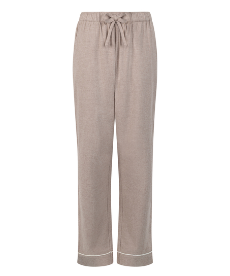 Pantalon de Pyjama Flanel, Beige