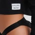 Crop top Lia HKM x NA-KD, Noir