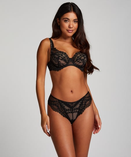 Soutien-gorge &agrave; armatures non-pr&eacute;form&eacute; Daisy, Noir