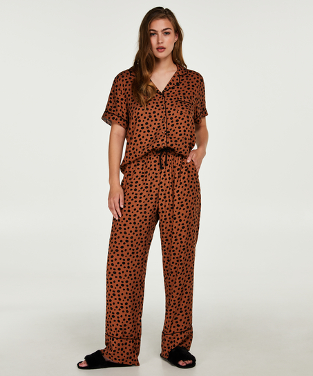 Pantalon de pyjama, marron