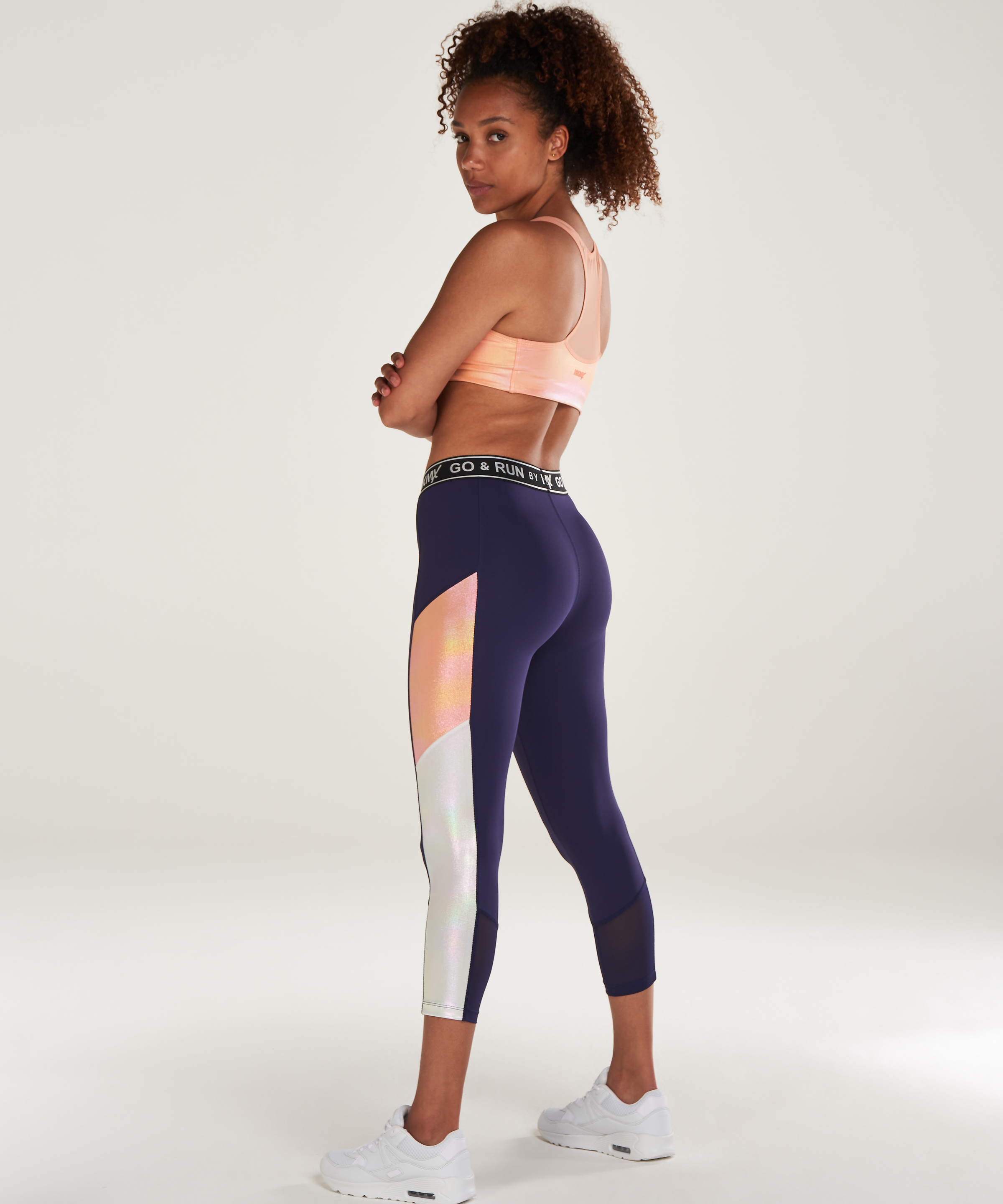 Le soutien-gorge de sport Classic HKMX Niveau 2, Orange, main