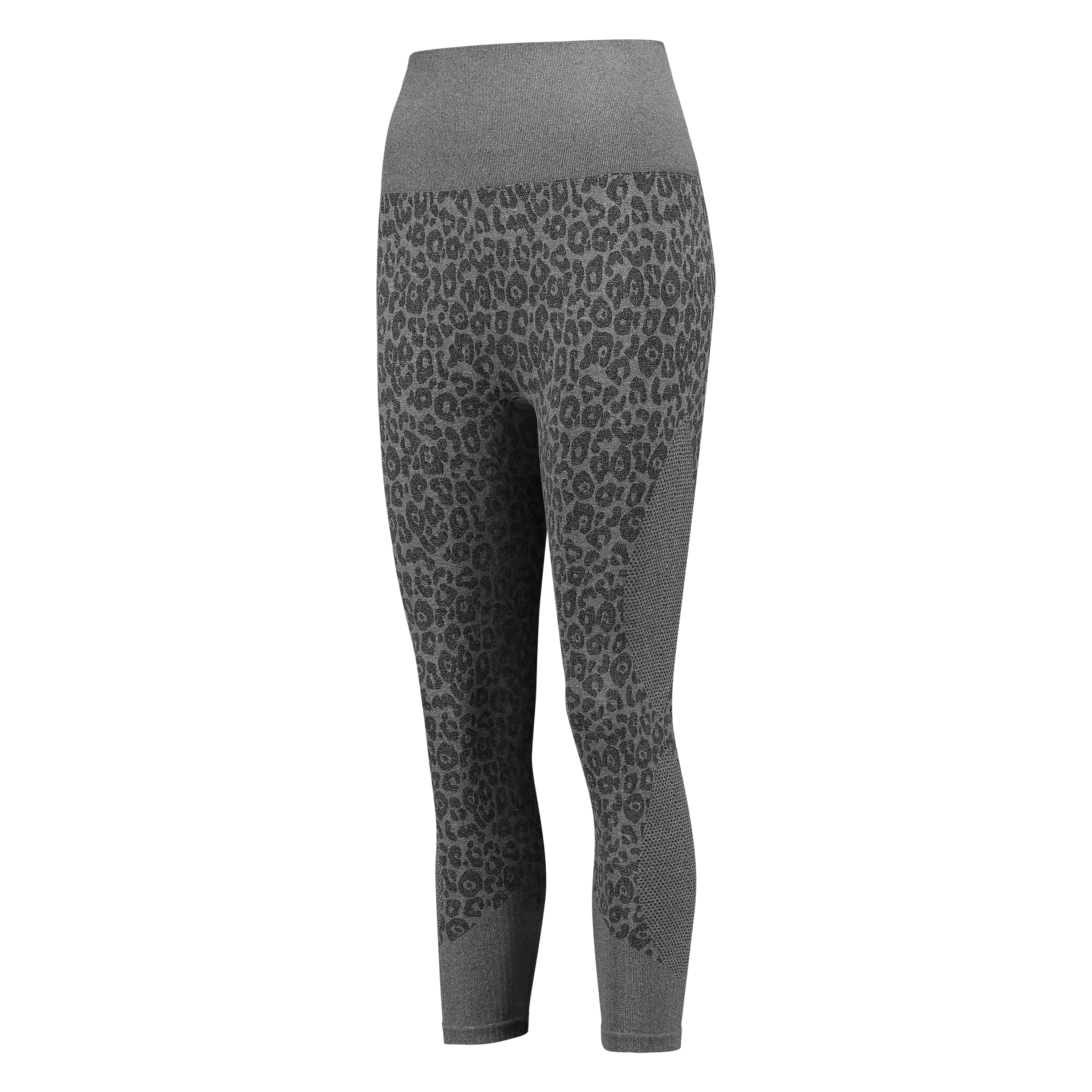 Legging corsaire taille haute niveau 3, Gris, main