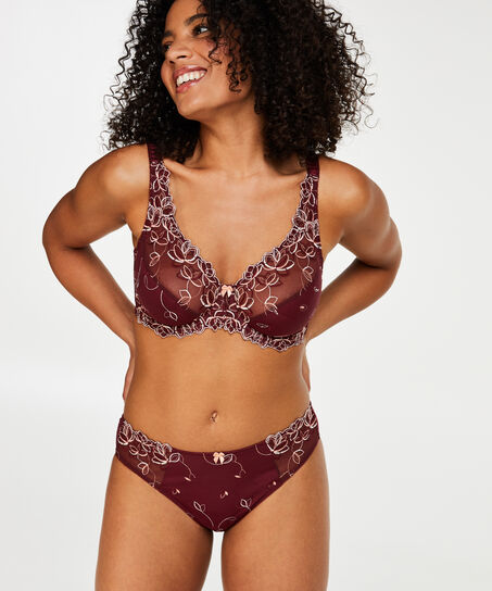 Soutien-gorge &agrave; armatures non-pr&eacute;form&eacute; Diva, Rouge