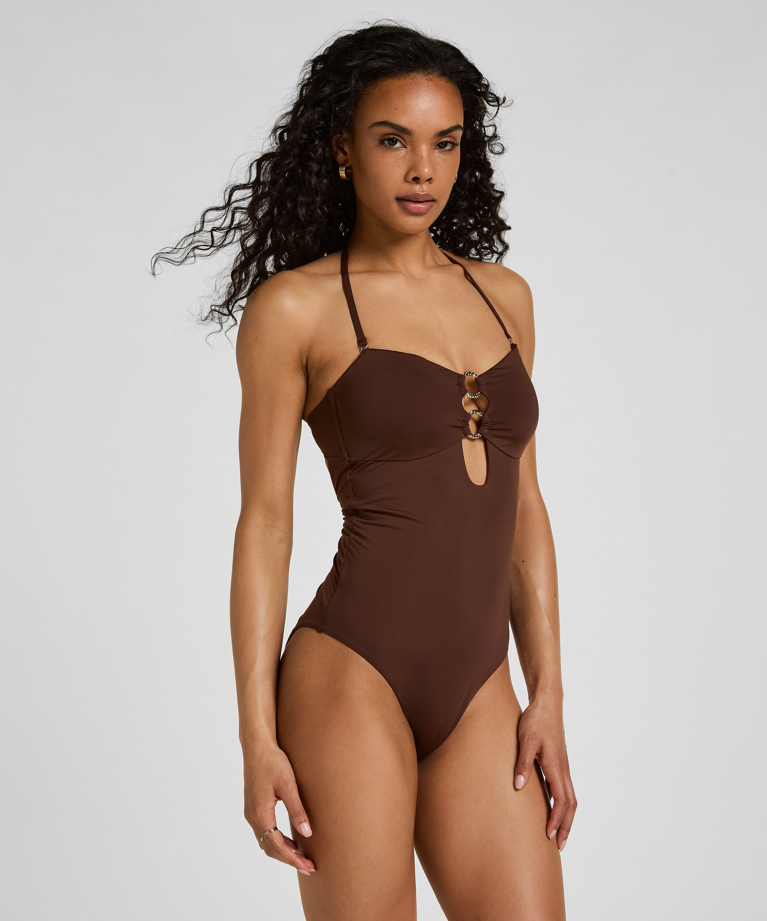Maillot de bain Madrid, Marron