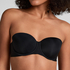 Soutien-gorge à armatures préformé sans bretelles Jane, Noir
