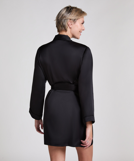 Kimono Satin, Noir