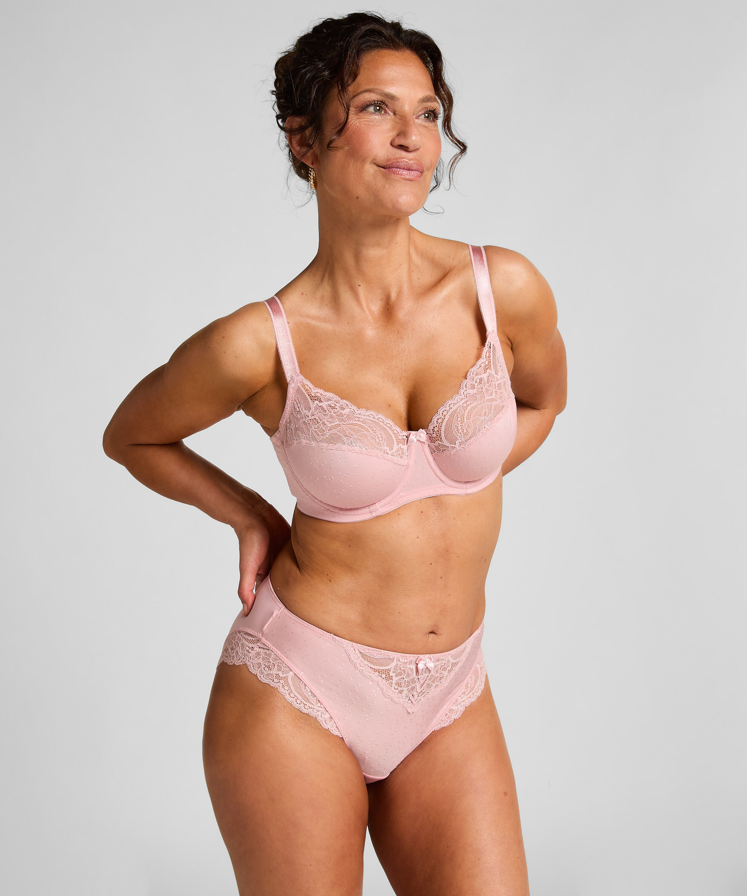 Slip taille haute Sophie, Rose Slip taille haute Sophie, Rose