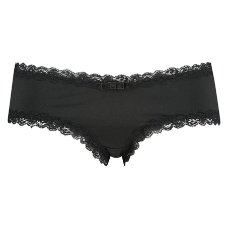 Slip br&eacute;silien V-shape micro, Noir