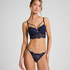 Soutien-gorge à armatures préformé longline Isabella, Bleu