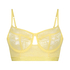Soutien-gorge à armatures non-préformé longline Fire, Jaune