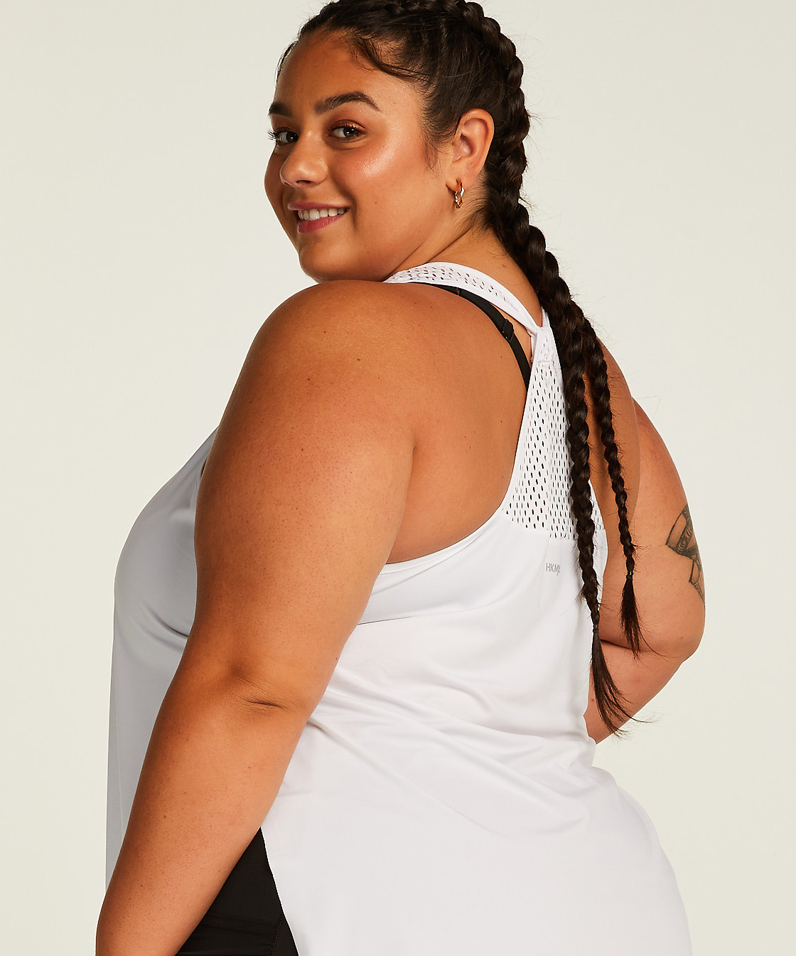 HKMX Débardeur Performance, Blanc, main