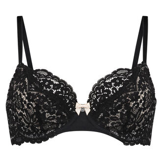 Soutien-gorge &agrave; armatures non-pr&eacute;form&eacute; Marina, Noir