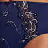 Slip taille haute Diva, Bleu
