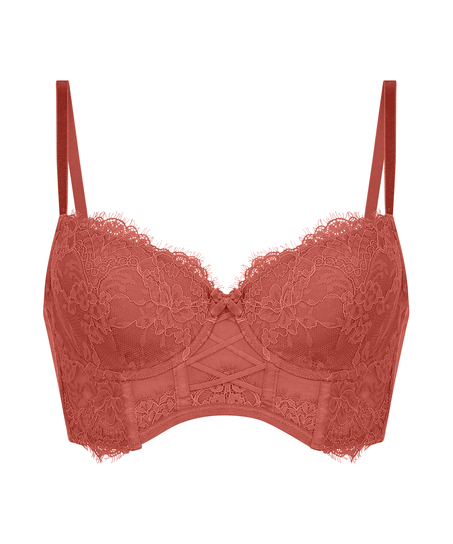 Soutien-gorge à armatures préformé longline Arabella, Rouge