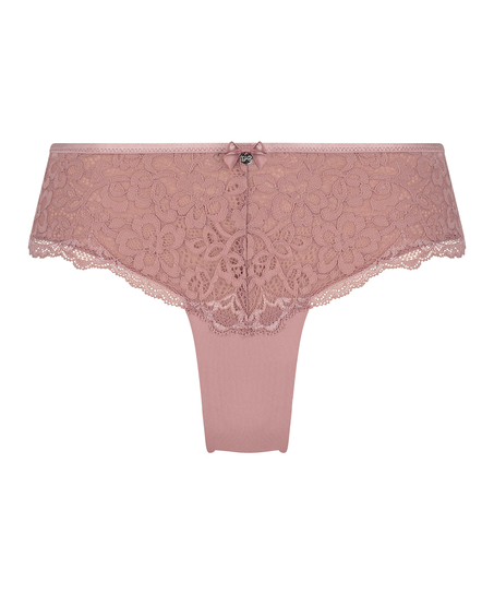 Slip brésilien Marine, Rose