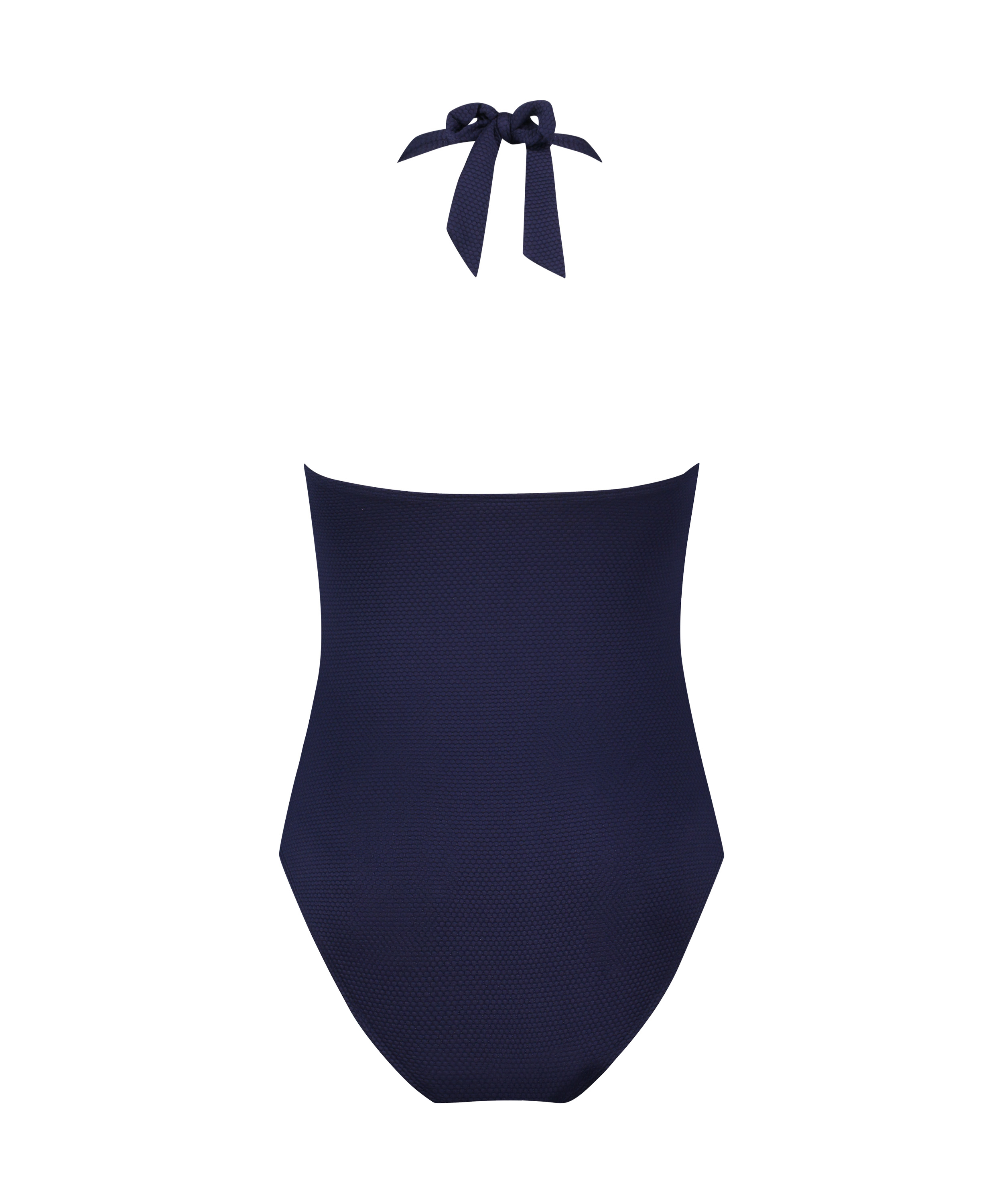 Maillot de bain Shaping Halter Scallop, Bleu, main