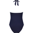 Maillot de bain Shaping Halter Scallop, Bleu