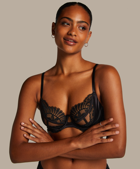 Soutien-gorge à armatures non-préformé Almendra, Noir
