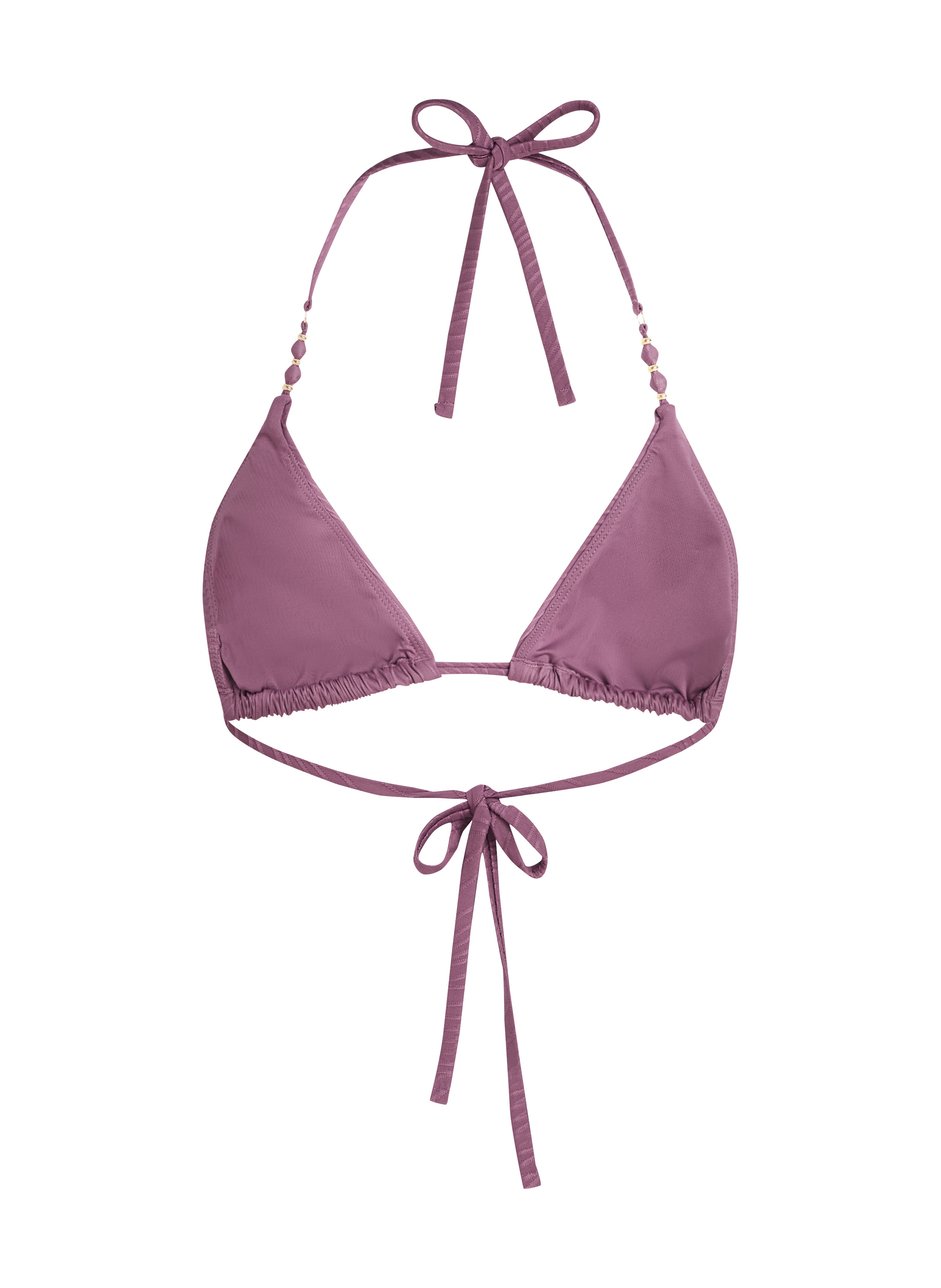 Haut de bikini triangle Cozumel, Violet, main