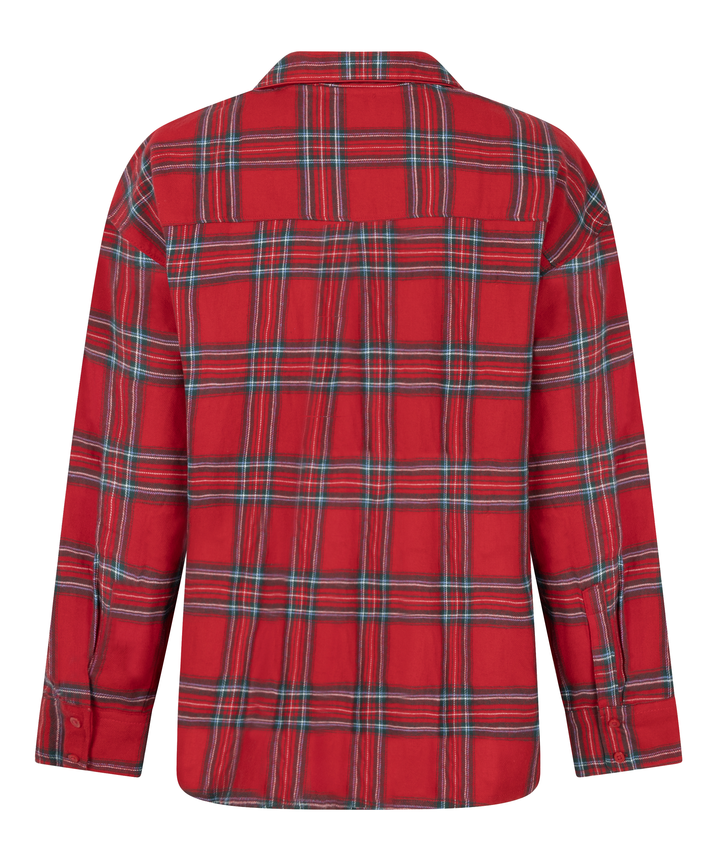 Haut de Pyjama Flanel, Rouge, main