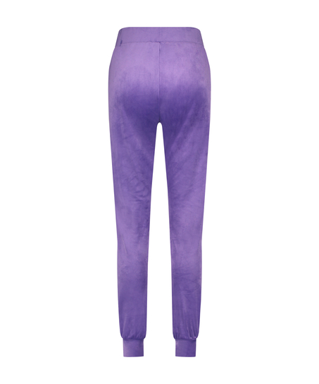 Pantalon de jogging Velours, Violet