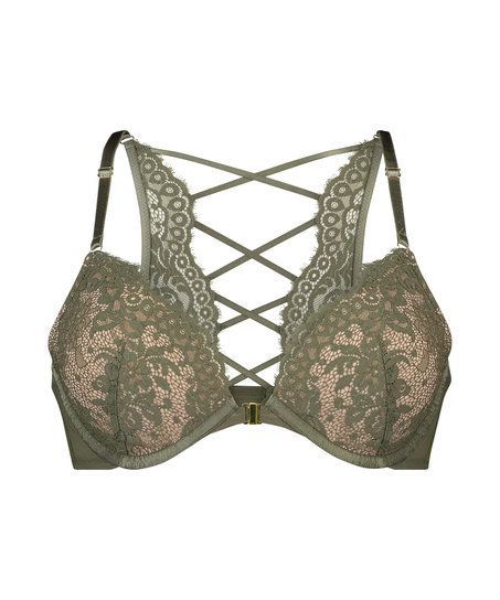 Soutien-gorge à armatures préformé push-up Cardi, Vert